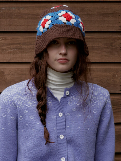 Crochet Bucket Hat_Brown