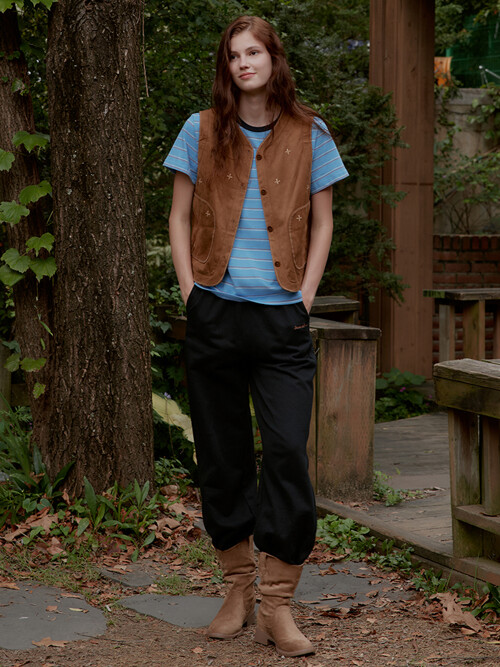 2-Way Drawstring Sweatpants_Black