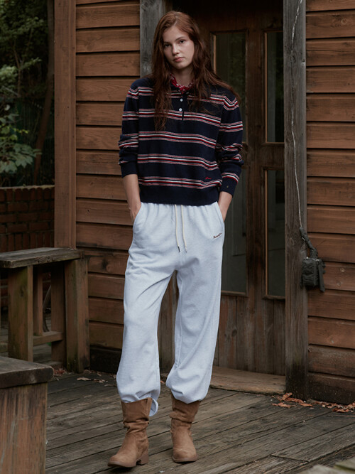 2-Way Drawstring Sweatpants_Light Grey