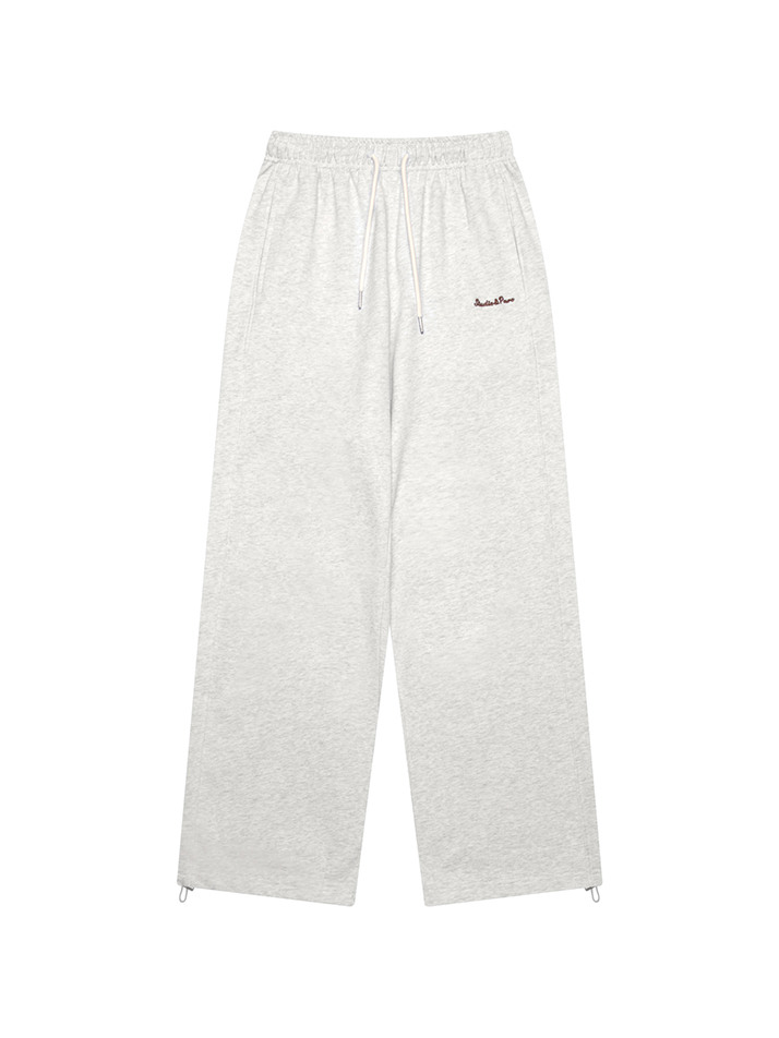 2-Way Drawstring Sweatpants_Light Grey