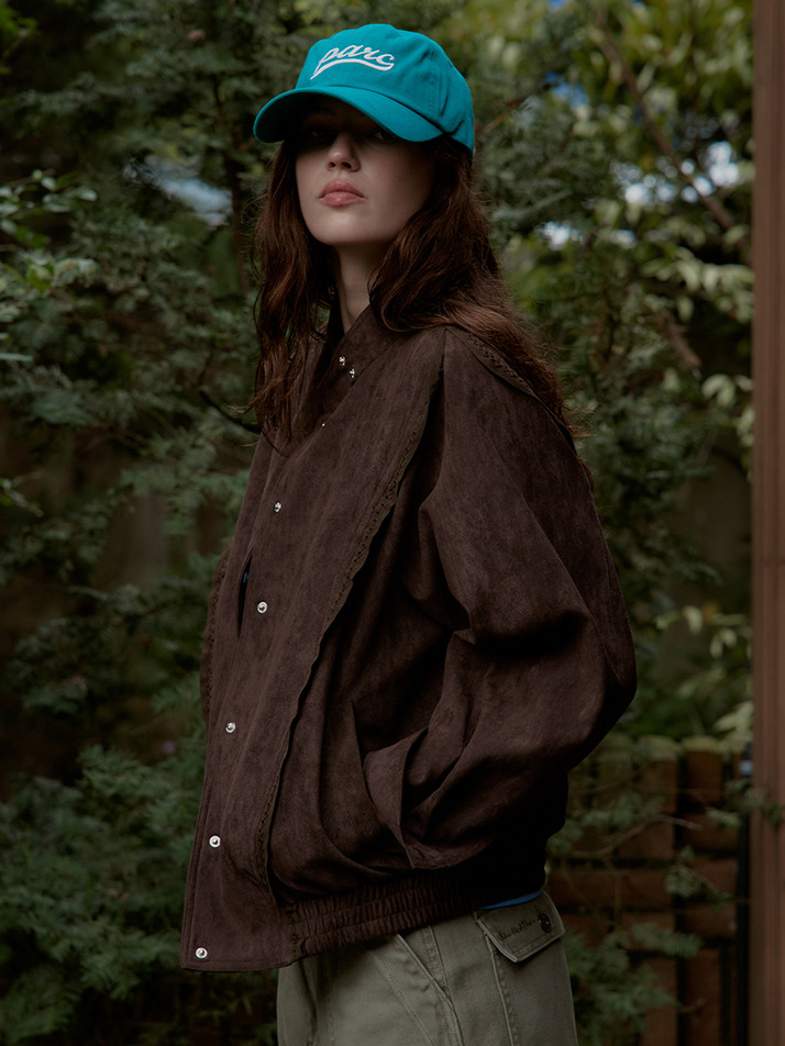 Suede Rider Jacket_Brown