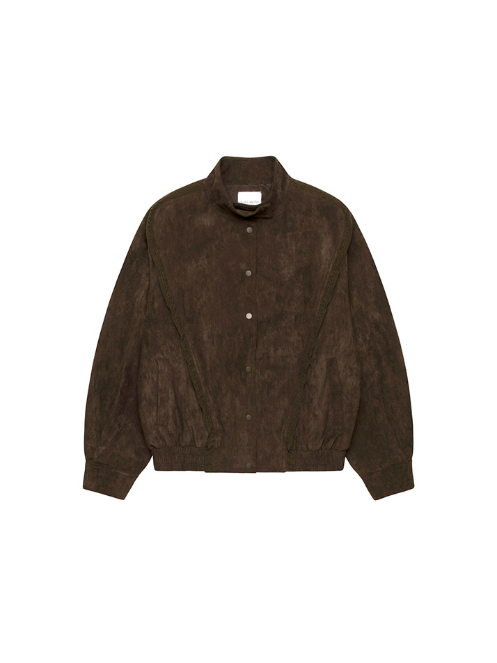 Suede Rider Jacket_Brown
