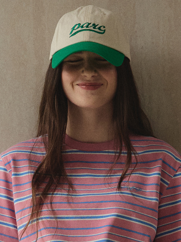 Parc Color block Ball Cap_Green