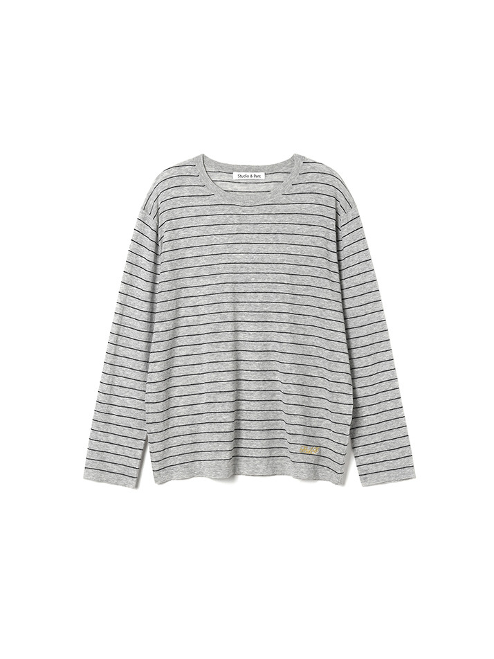 Striped Knit_Grey