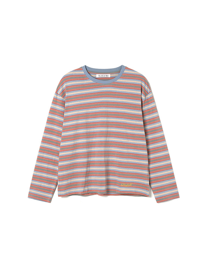 Multi Striped T-Shirt_Blue