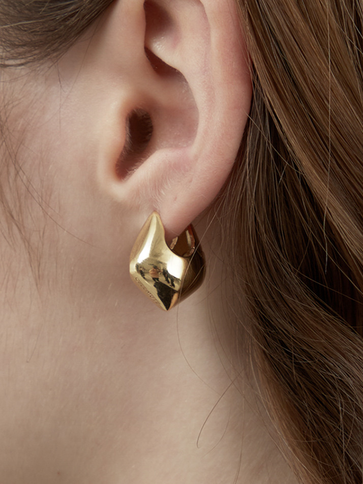 FANTASY WATER BALL EARRING_SMALL SIZE (14K GOLD)