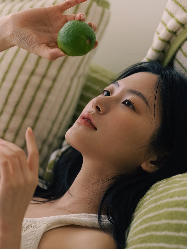디어리얼 포근 모달 베개커버_올리브