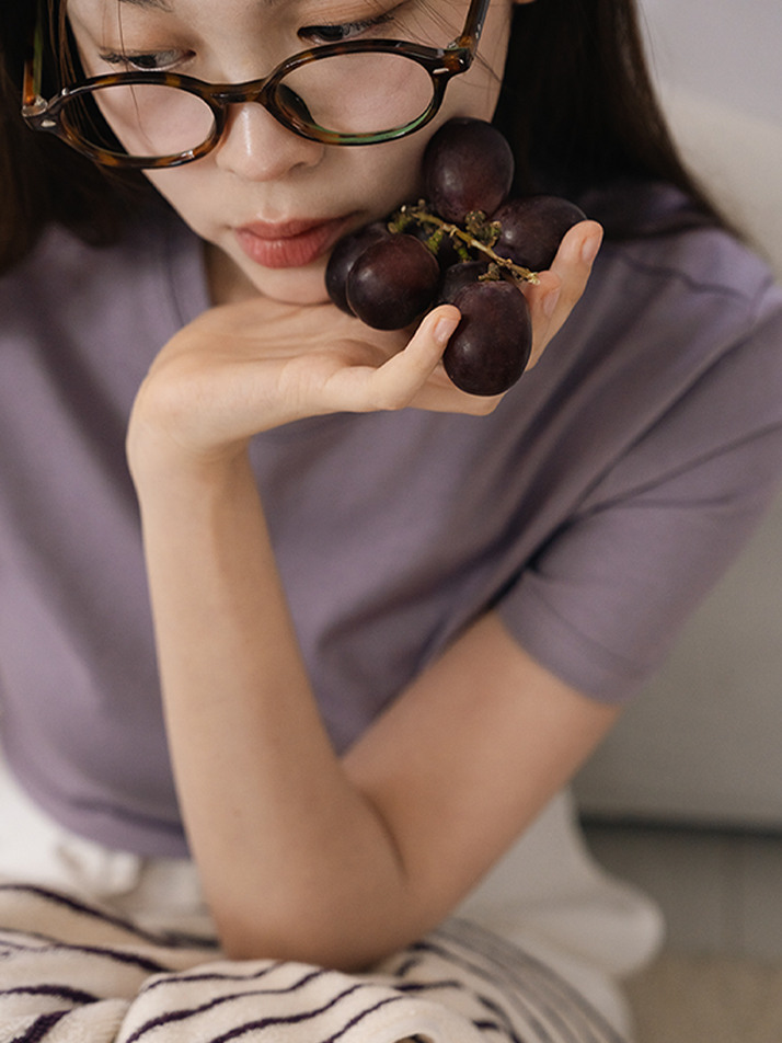 디어리얼 그레이프수건_5P(벌크포장)