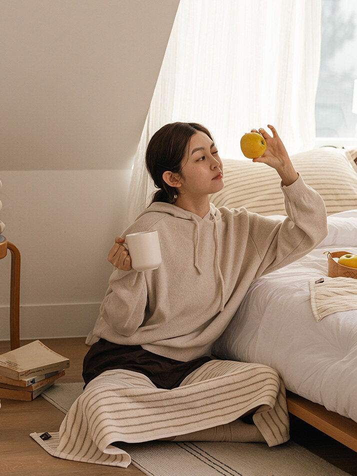 디어리얼 밀크티수건_10P(벌크포장)