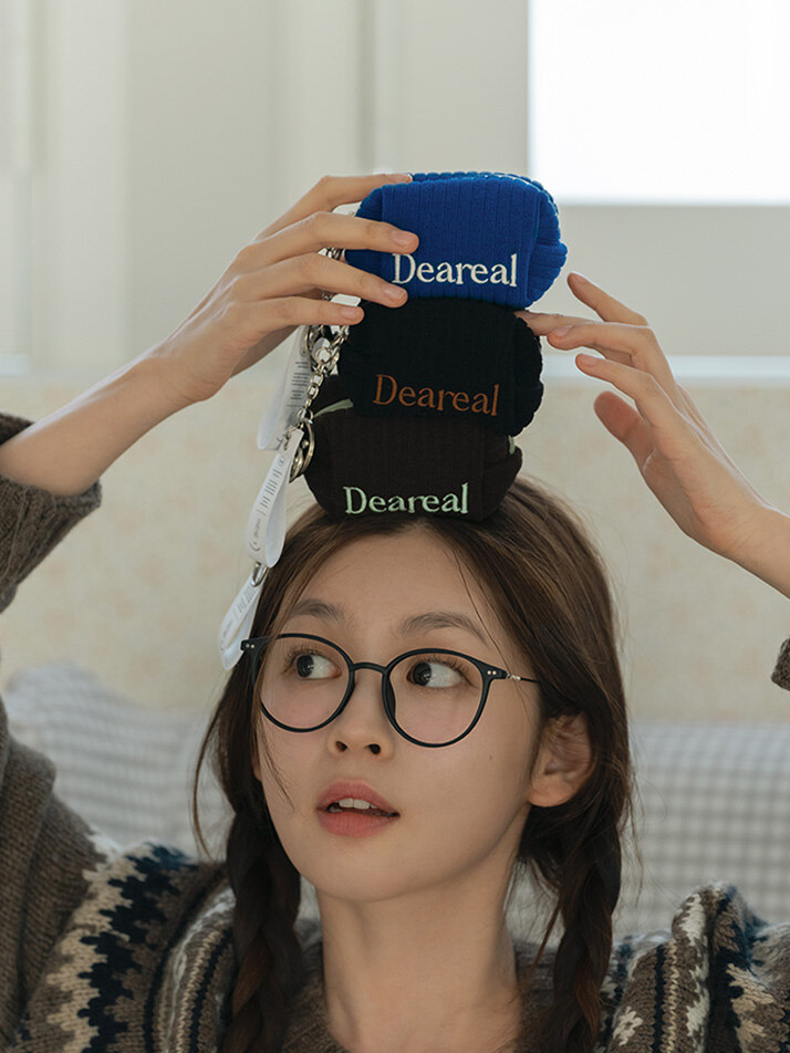 디어리얼 브레드 키링 파우치