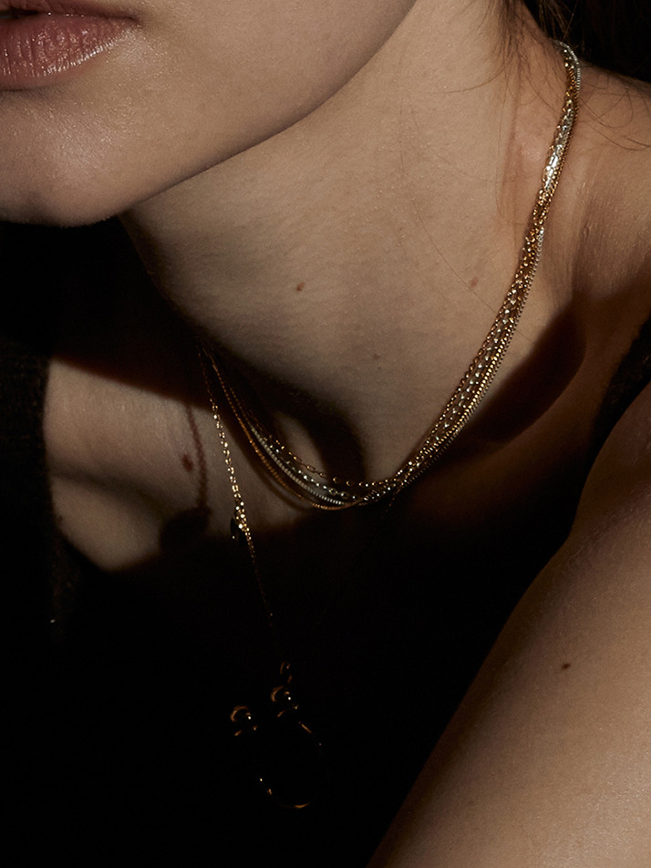 LAYERED NECKLACE_GOLD