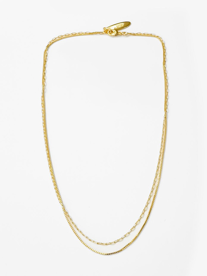LAYERED NECKLACE_GOLD