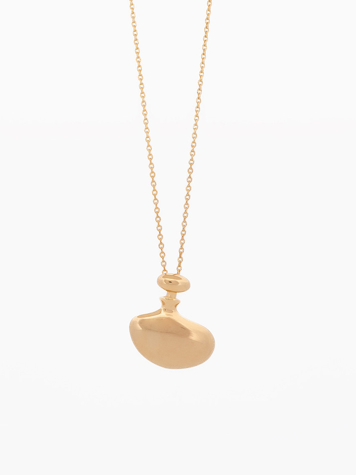 BOLD ROUND PERFUME NECKLACE_GOLD