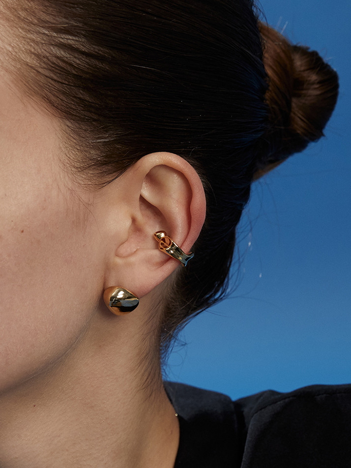 LIQUID EAR-CUFF_GOLD