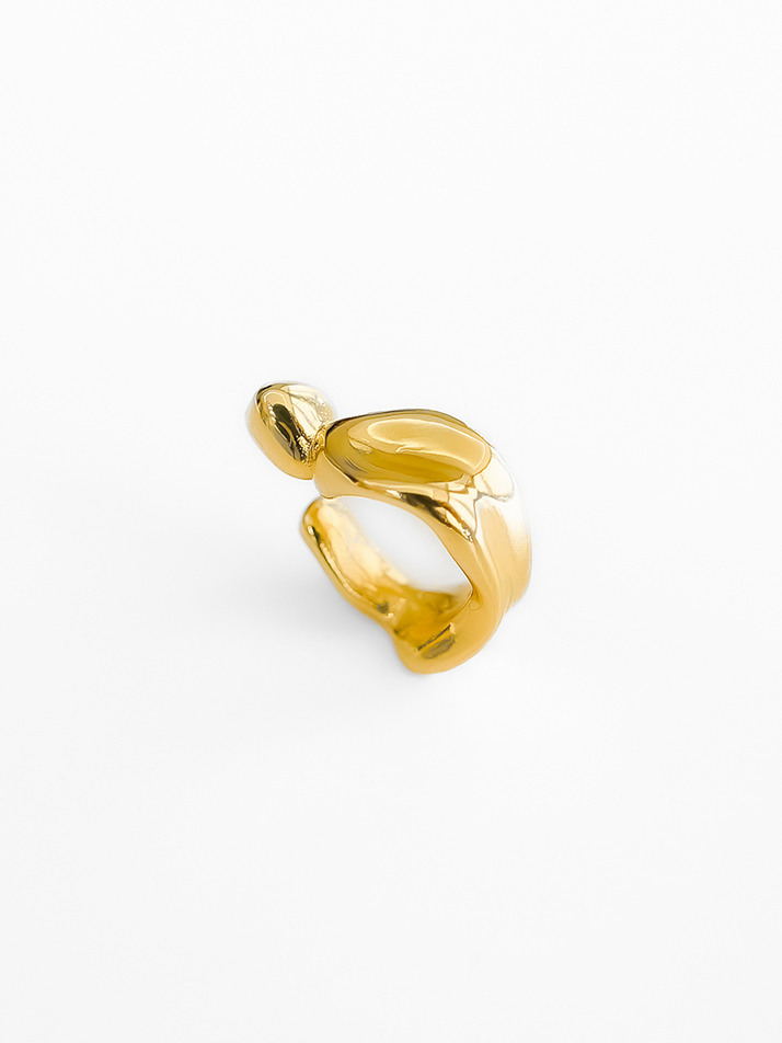 LIQUID EAR-CUFF_GOLD