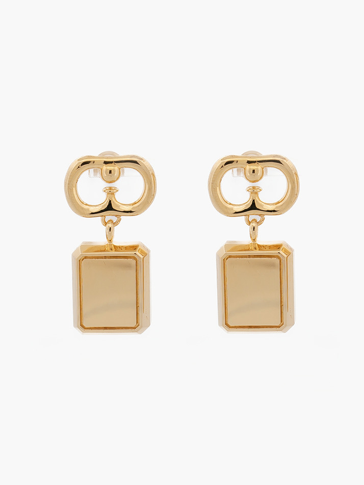 LID SQUARE EARRING_GOLD
