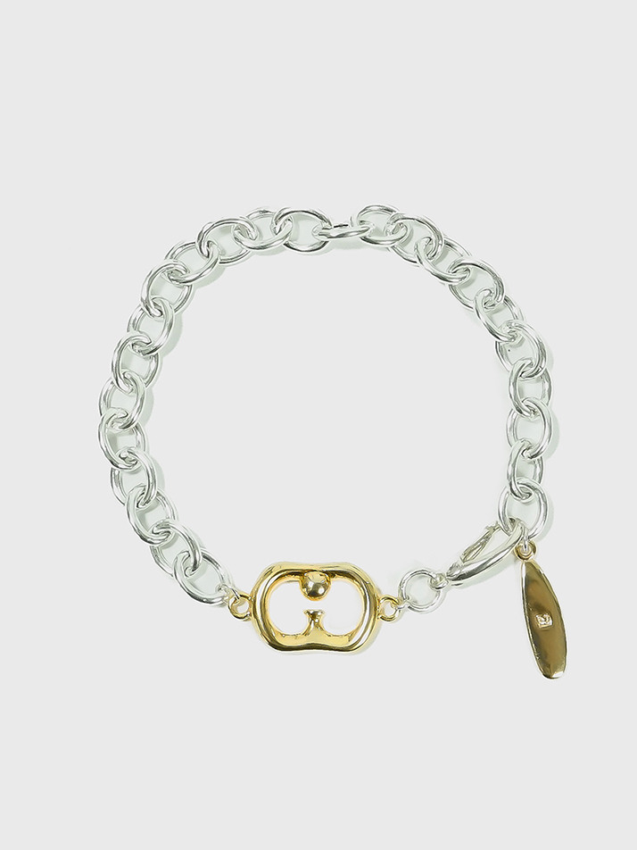 BOLD CHAIN LID BRACELET