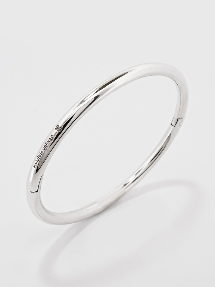 PLANE BANGLE SILVER