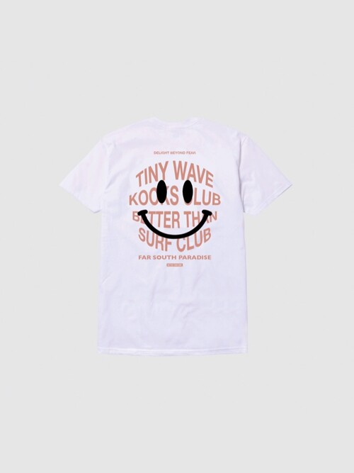 SMILE KOOKS CLUB TEE - PALE PINK 스마일 쿡스 클럽 티 - 페일핑크