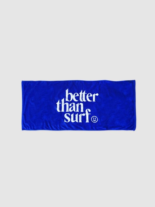 BETTER THAN SURF LOGO BEACH TOWEL 배러댄서프 로고 비치 타월