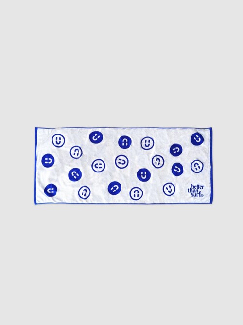 BETTER THAN SURF SMILE BEACH TOWEL 배러댄서프 스마일 비치 타월