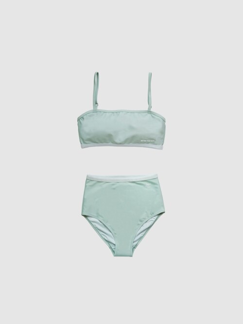SWIM T-LINE BIKINI - OLIVE GREY 스윔 T라인 비키니 - 올리브 그레이
