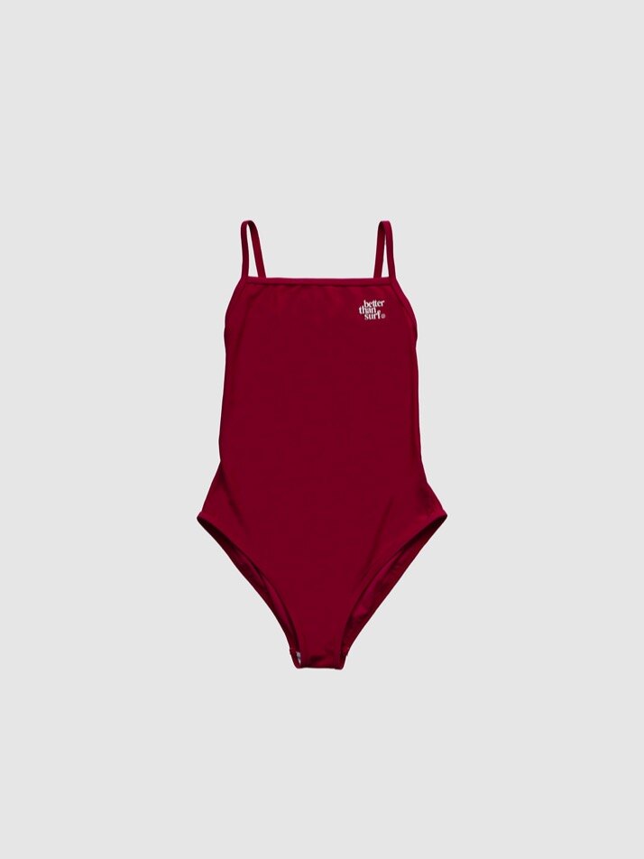 SWIM BASIC ONE-PIECE - VIVA MAGENTA  스윔 베이직 원피스 - 비바 마젠타