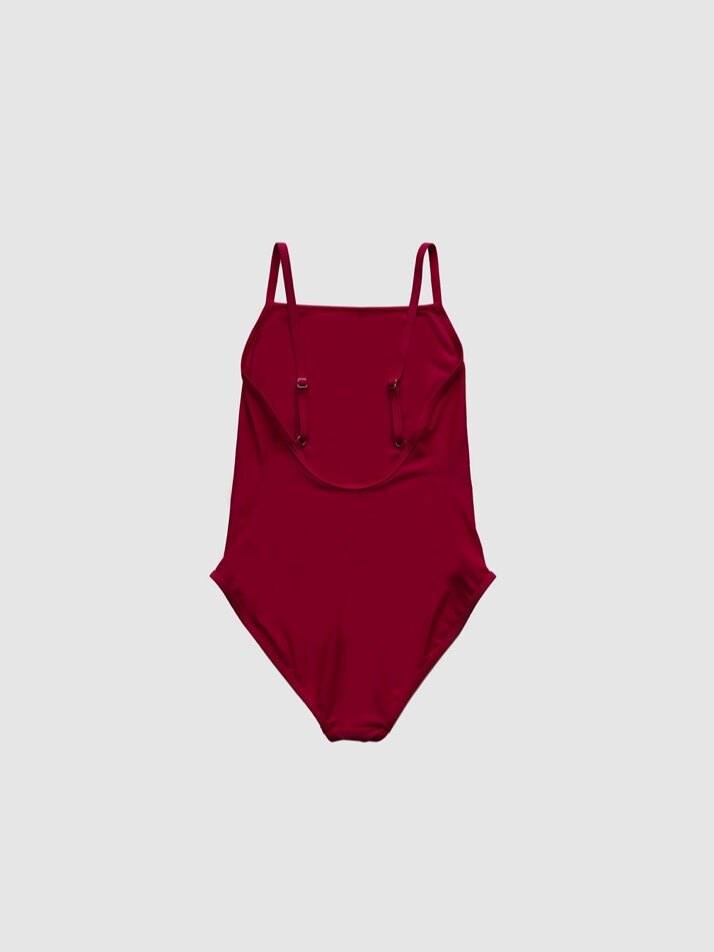 SWIM BASIC ONE-PIECE - VIVA MAGENTA  스윔 베이직 원피스 - 비바 마젠타