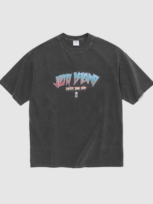 JEJU ISLAND PIGMENT TEE - GREY