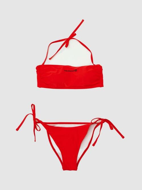 ORG SOLID BIKINI - RED