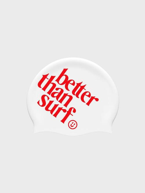 LOGO ORG SWIM CAP - RED