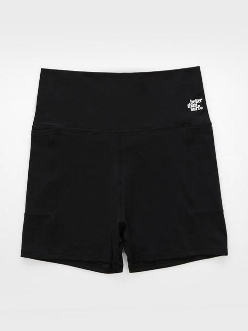 ACTIVE SHORT LEGGINGS - BLACK