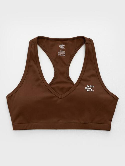ACTIVE BRA TOP - MOCHA