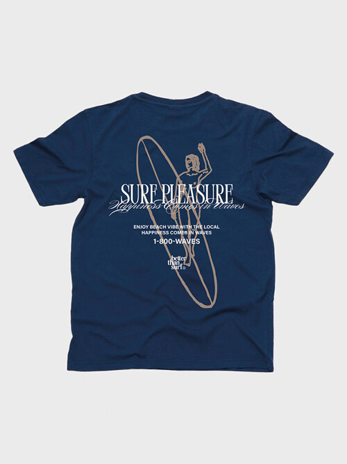 SURF PLEASURE TEE - BLUE
