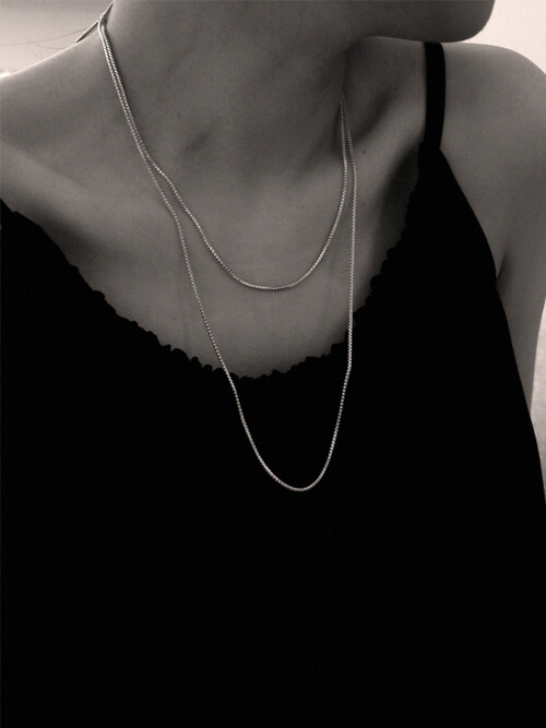 LINE NECKLACE-ITALY CHAIN