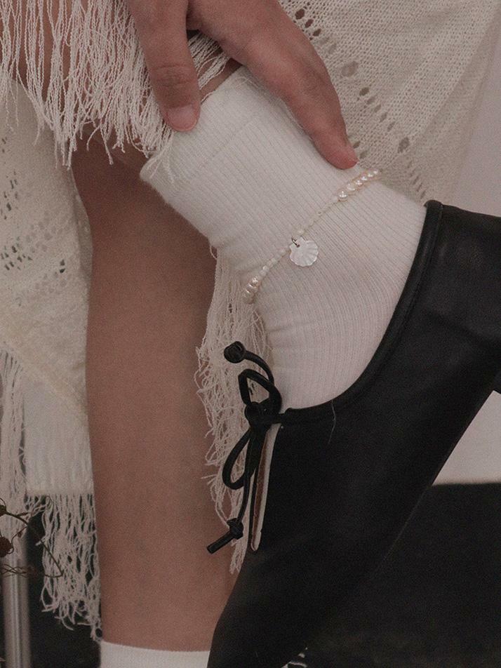 Pearl n Shell Anklet
