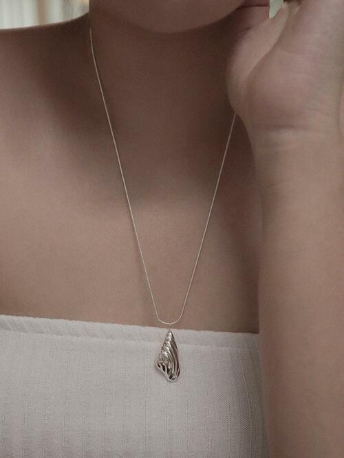SeaShell Necklace_Silver