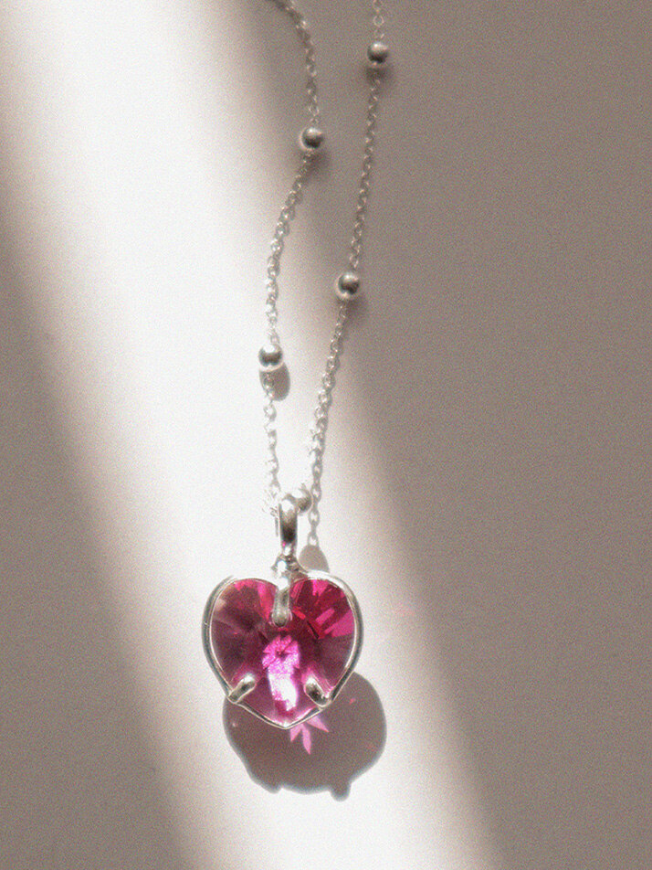Love&Peace Necklace(Silver)_4Color