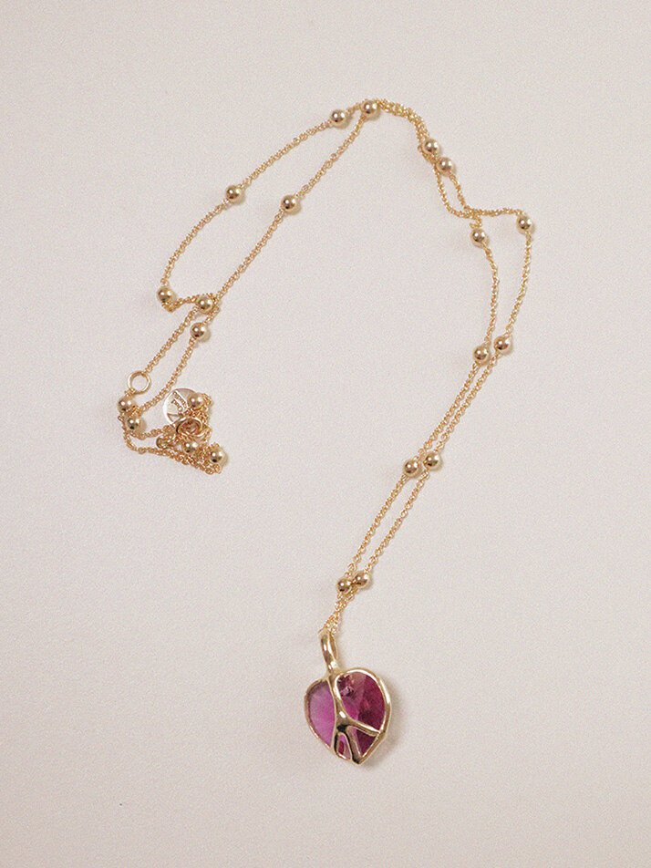 Love&Peace Necklace(Gold)_2Color