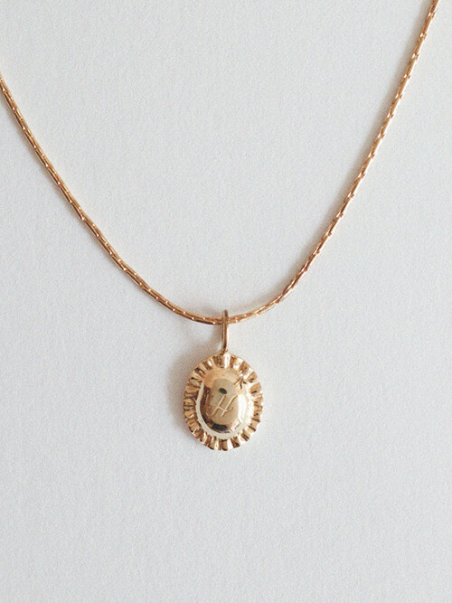 Mini Pleats Necklace_Gold