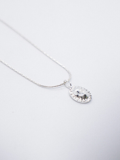 Mini Pleats Necklace_Silver