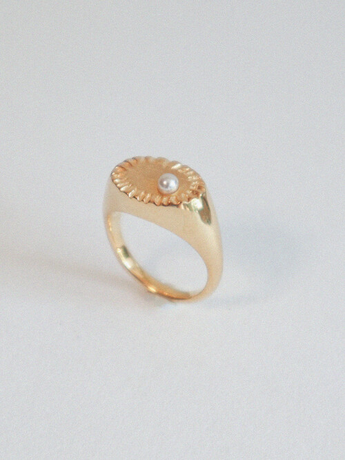 Pleats Ring_Gold