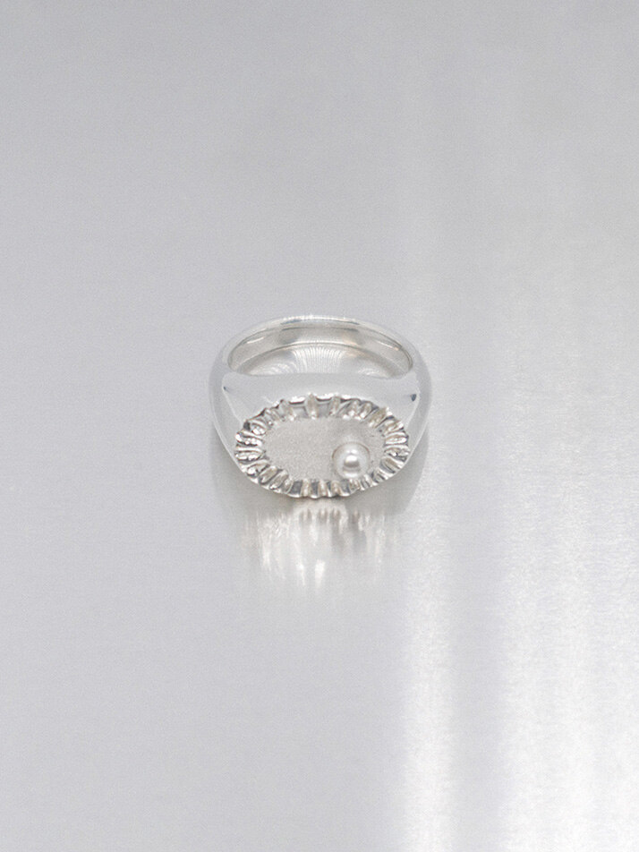 Pleats Ring_Silver