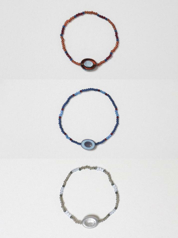 Bohemian Beads Bracelet_Brown, Blue