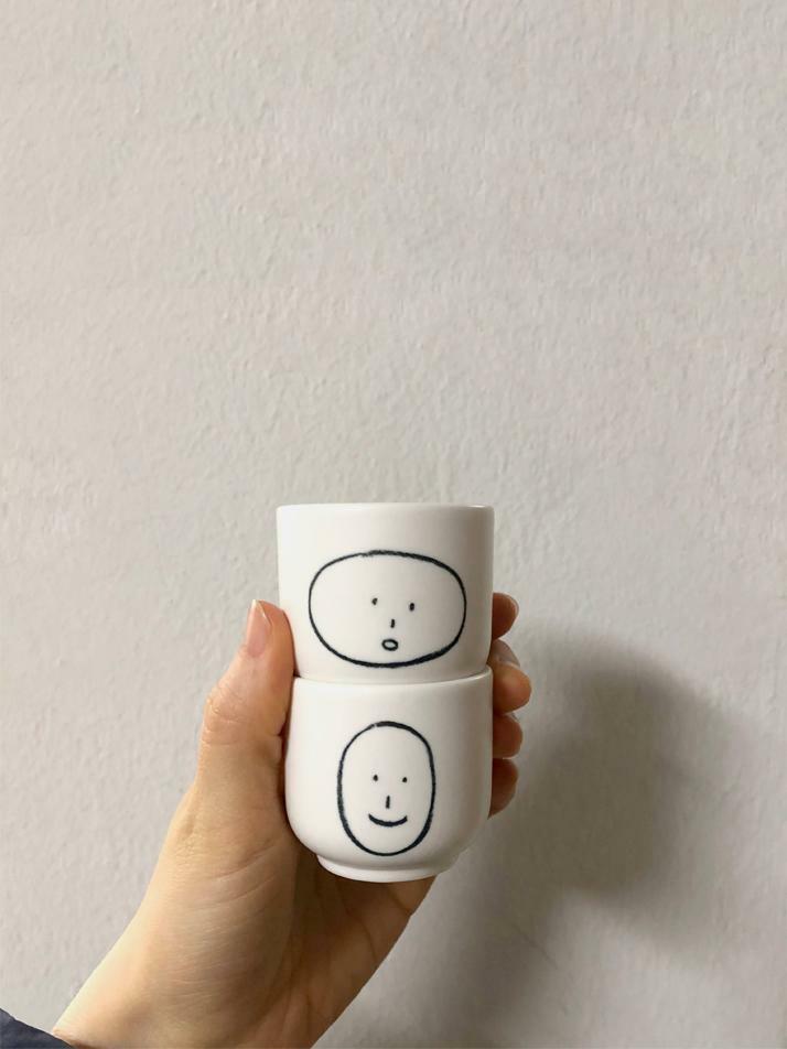 포터리씨 머엉 소주잔 (납작이/길쭉이)