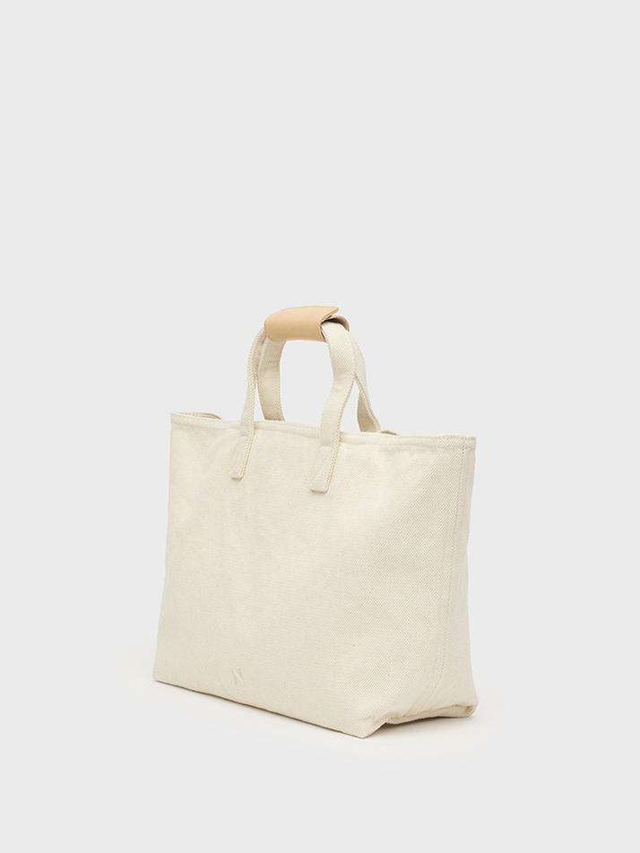 A/P 003 NIFTY AS BORN 1 TOTE BAG L_ECRU