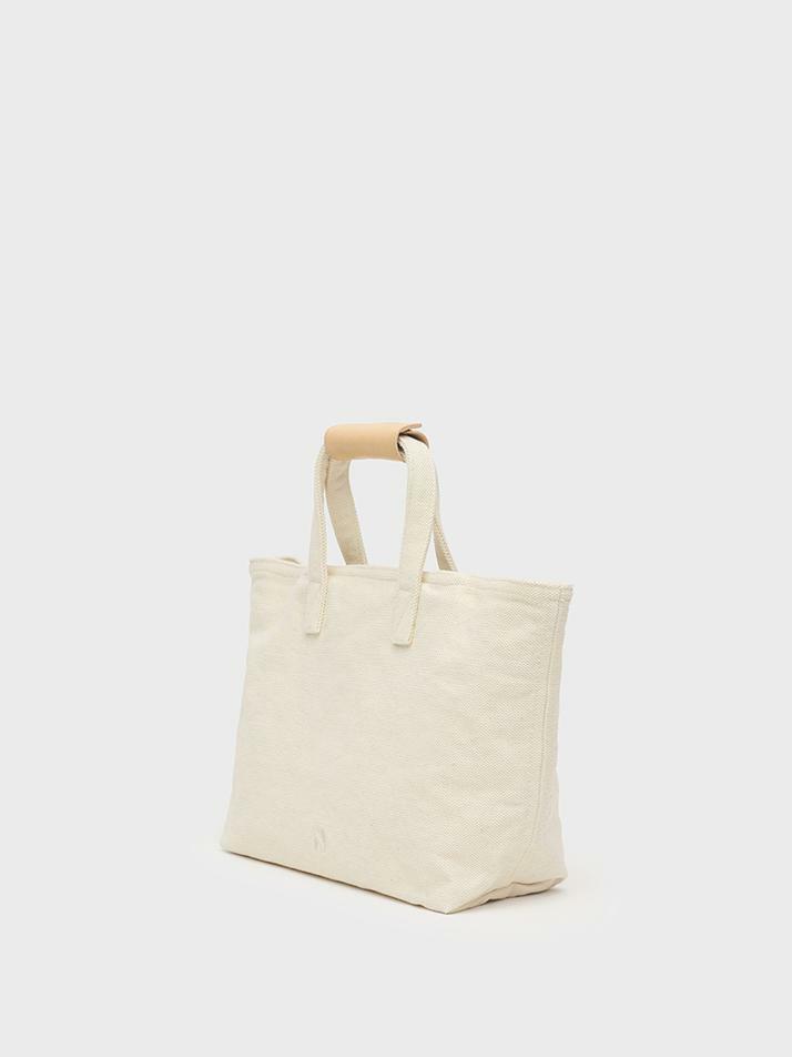 A/P 003 NIFTY AS BORN 1 TOTE BAG M_ECRU