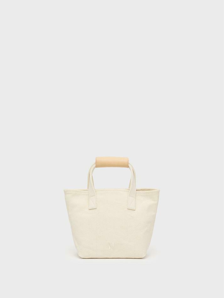 A/P 003 NIFTY AS BORN 1 TOTE BAG XS_ECRU