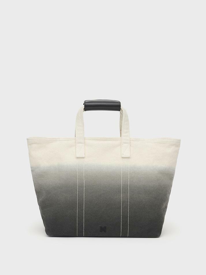 A/P 004 NIFTY GRADATION SHOPPER BAG M_BLACK