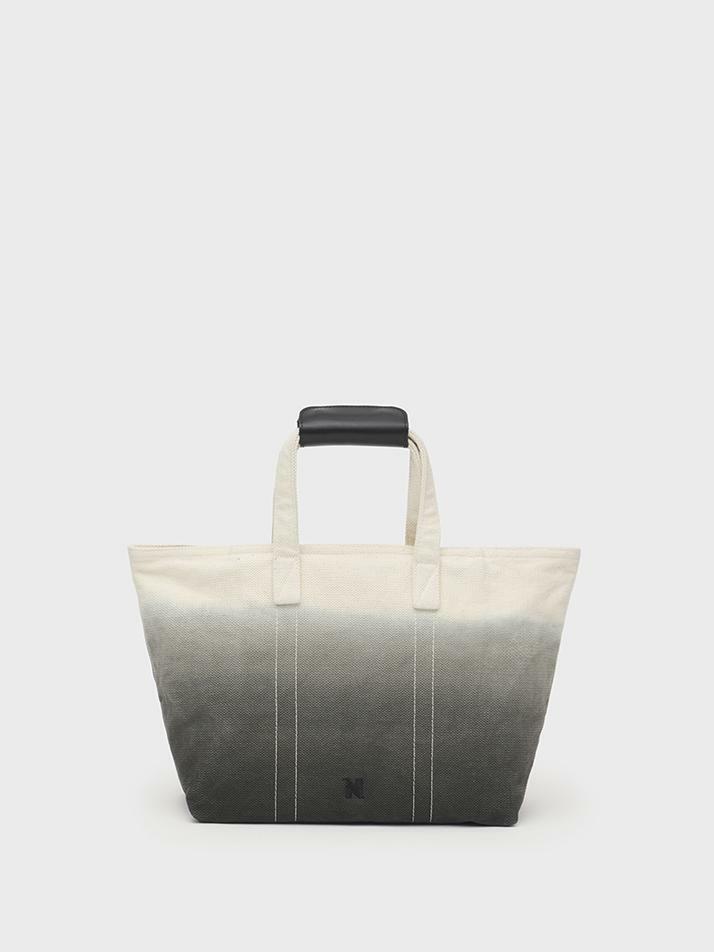 A/P 004 NIFTY GRADATION SHOPPER BAG S_BLACK